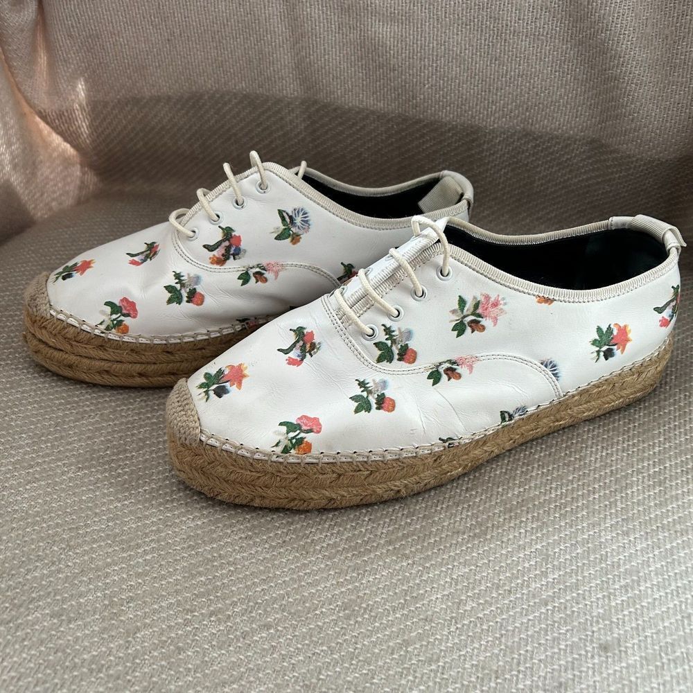 Yves Saint Laurent Prairie Floral Espadrille Sneakers - Picture 3 of 11